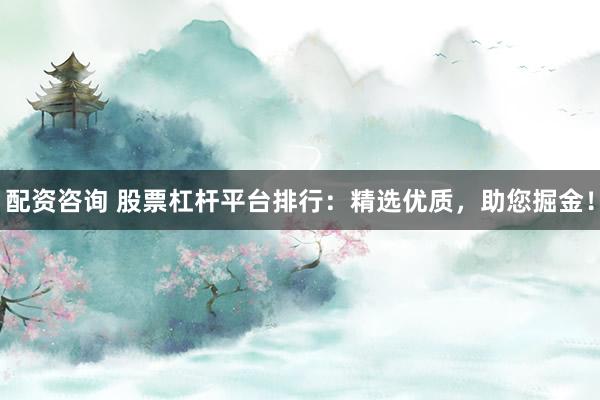 配资咨询 股票杠杆平台排行：精选优质，助您掘金！