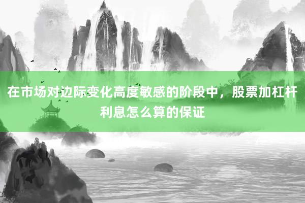 在市场对边际变化高度敏感的阶段中，股票加杠杆利息怎么算的保证