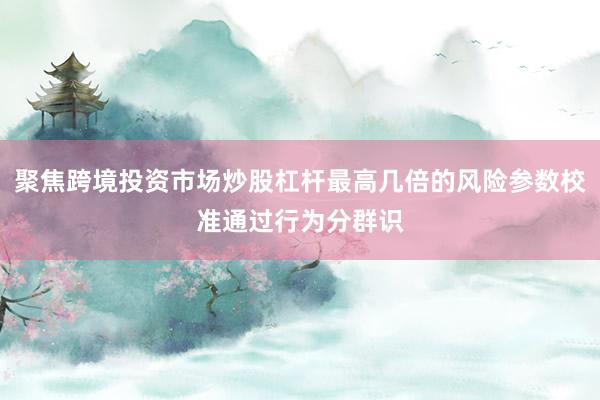 聚焦跨境投资市场炒股杠杆最高几倍的风险参数校准通过行为分群识